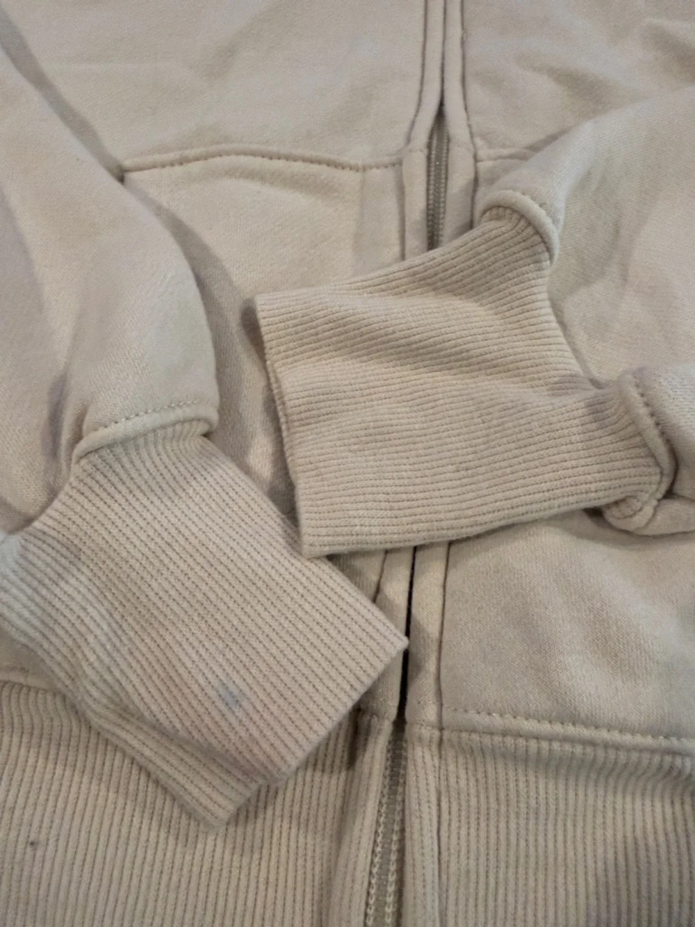 The Children's Place Light Beige Full-Zip Hoodie
